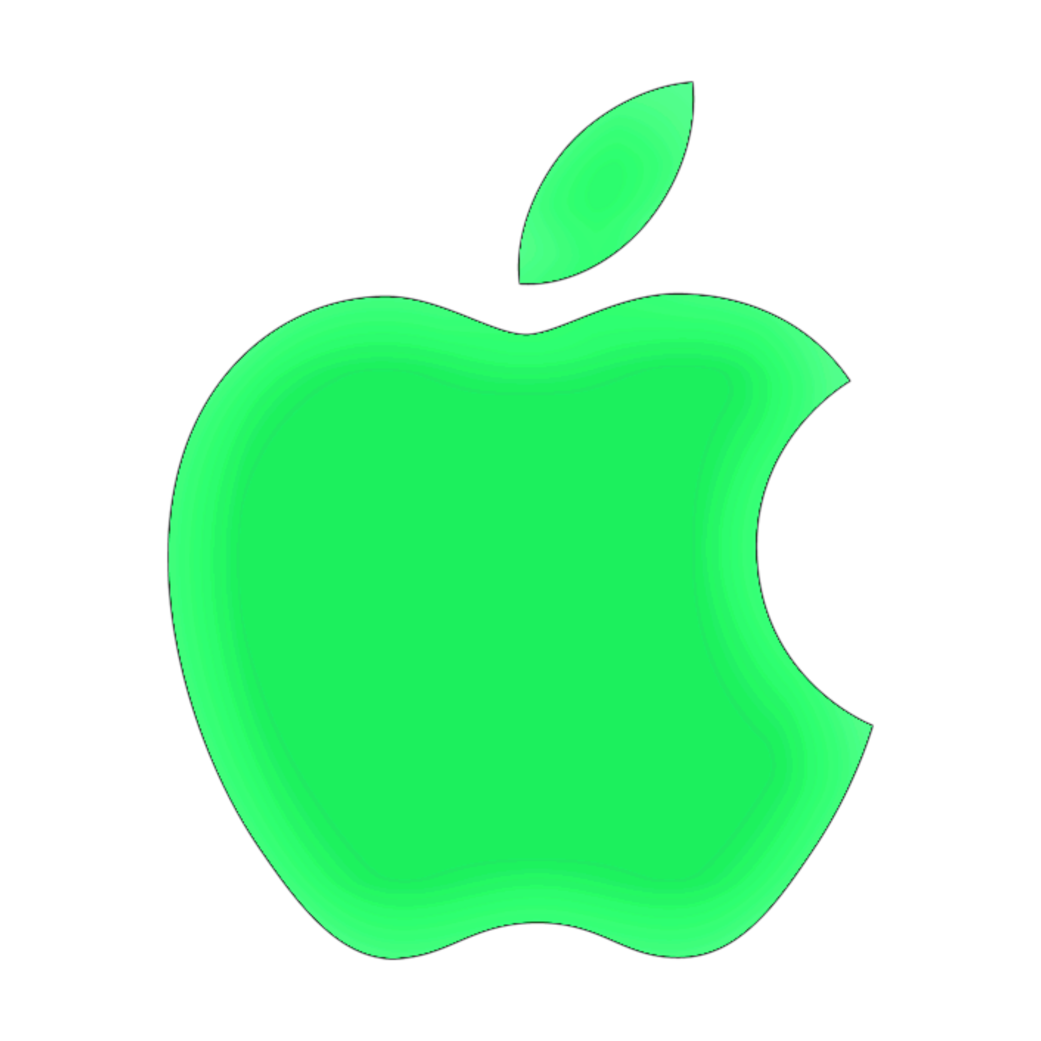 Green apple iphone