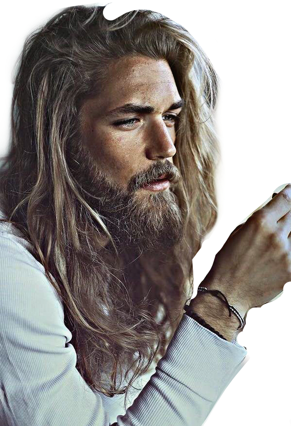 Man Hairy Longhair Beard Mustache Guy Freetoedit