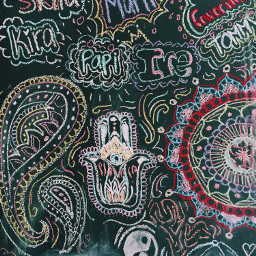 freetoedit chalk mandala background bacteria