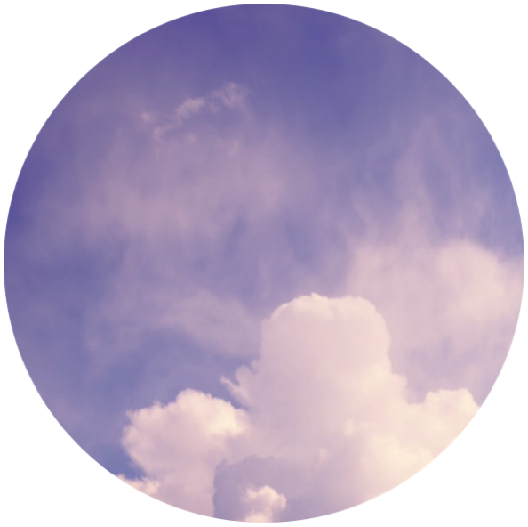 sky cloud background circle purple sticker by @m0miczek