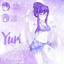 ddlc yuri ddlcyuri purple aestheticedit