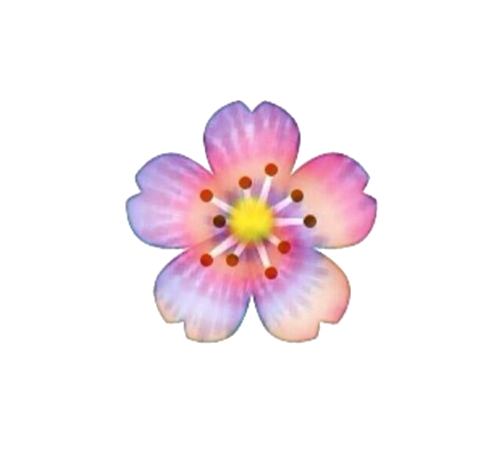 flower tiedye rainbow pink emoji sticker by @boyfandom