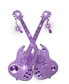 guitars purple freetoedit