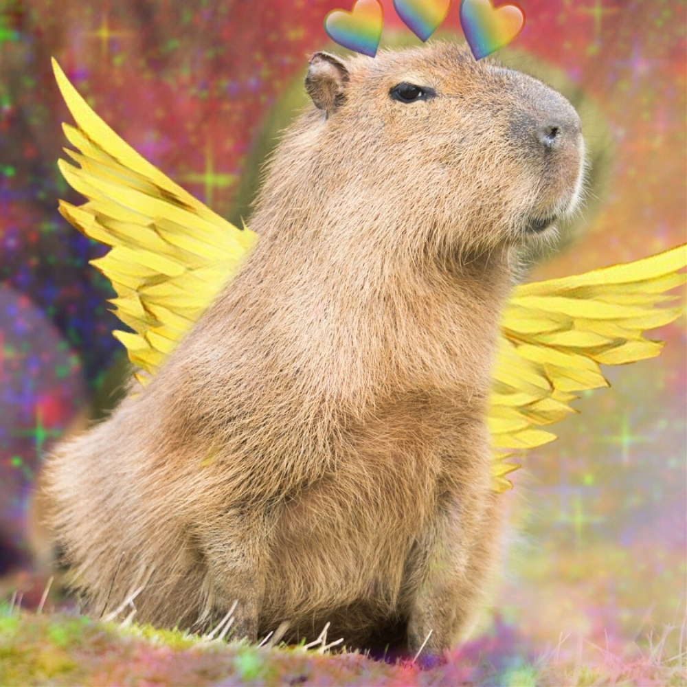 #freetoedit #capybara #❤️