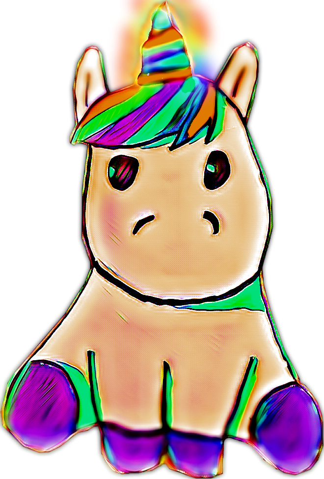 Einhorn Gemalt