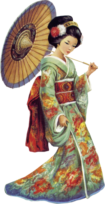 geisha umbrella freetoedit #geisha sticker by @icygnus