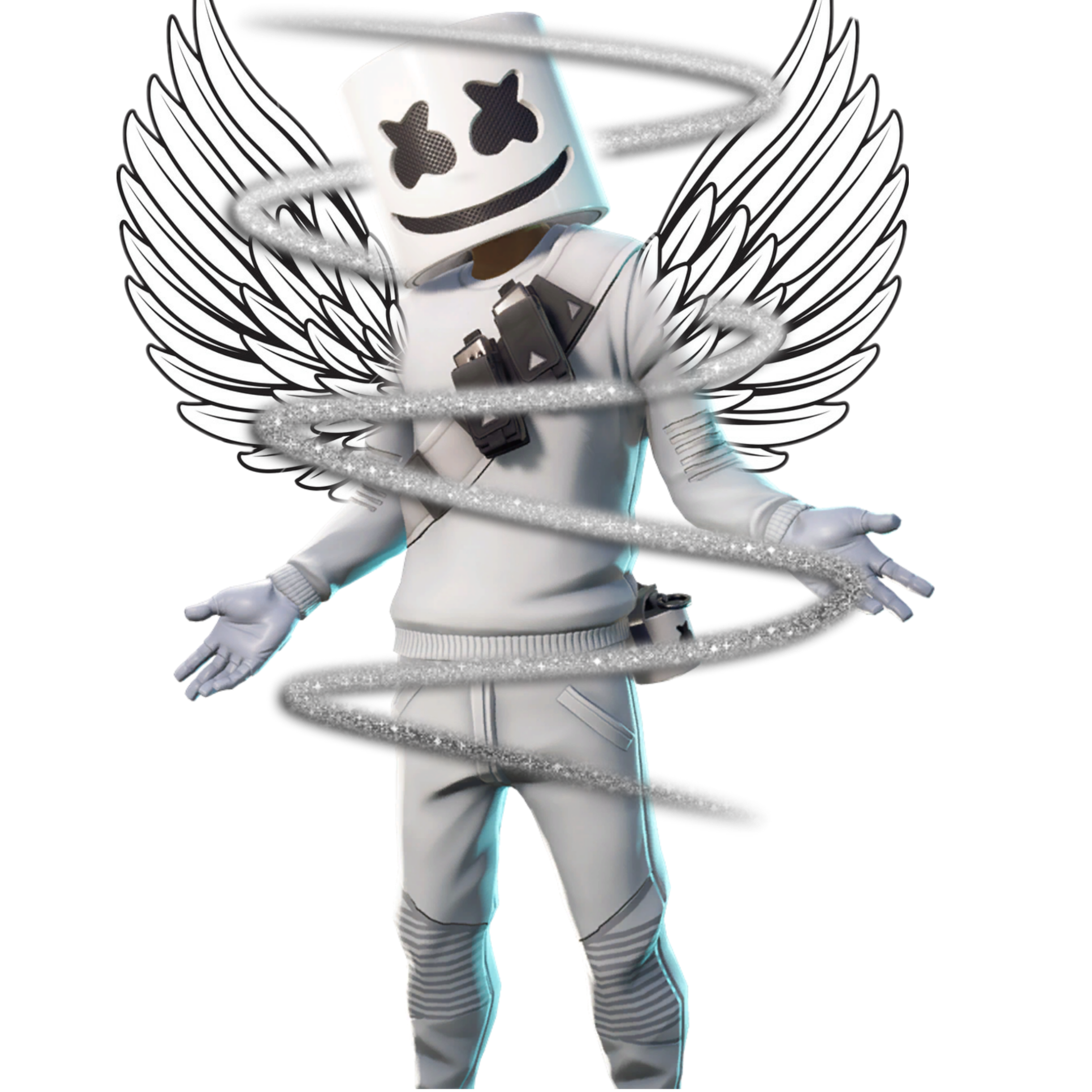 Popular And Trending Marshmello Stickers On Picsart - fortnite marshmello