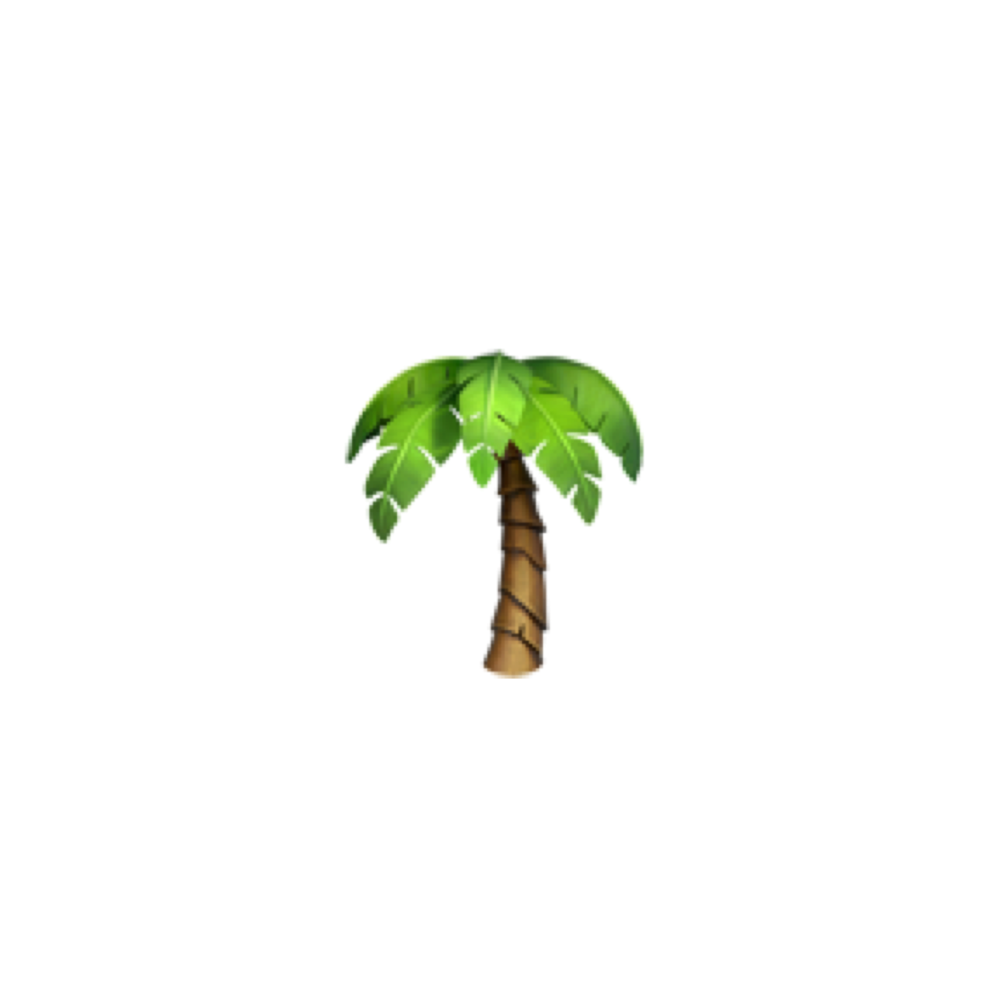 Palm Tree Emoji Port Authority Flex Fit Twill Baseball Cap Palm Tree