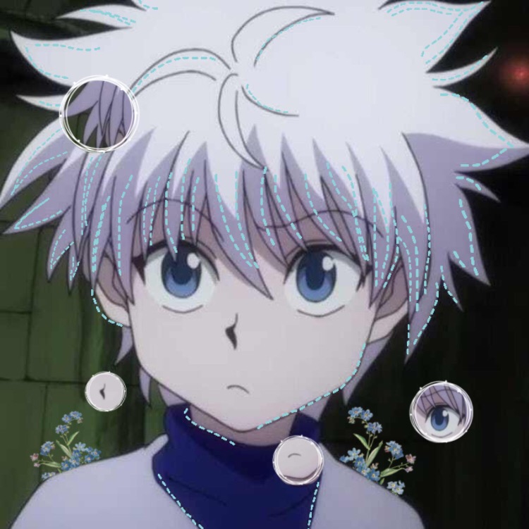 This visual is about freetoedit killua killuaxgon hunterxhunter killuazoldy...