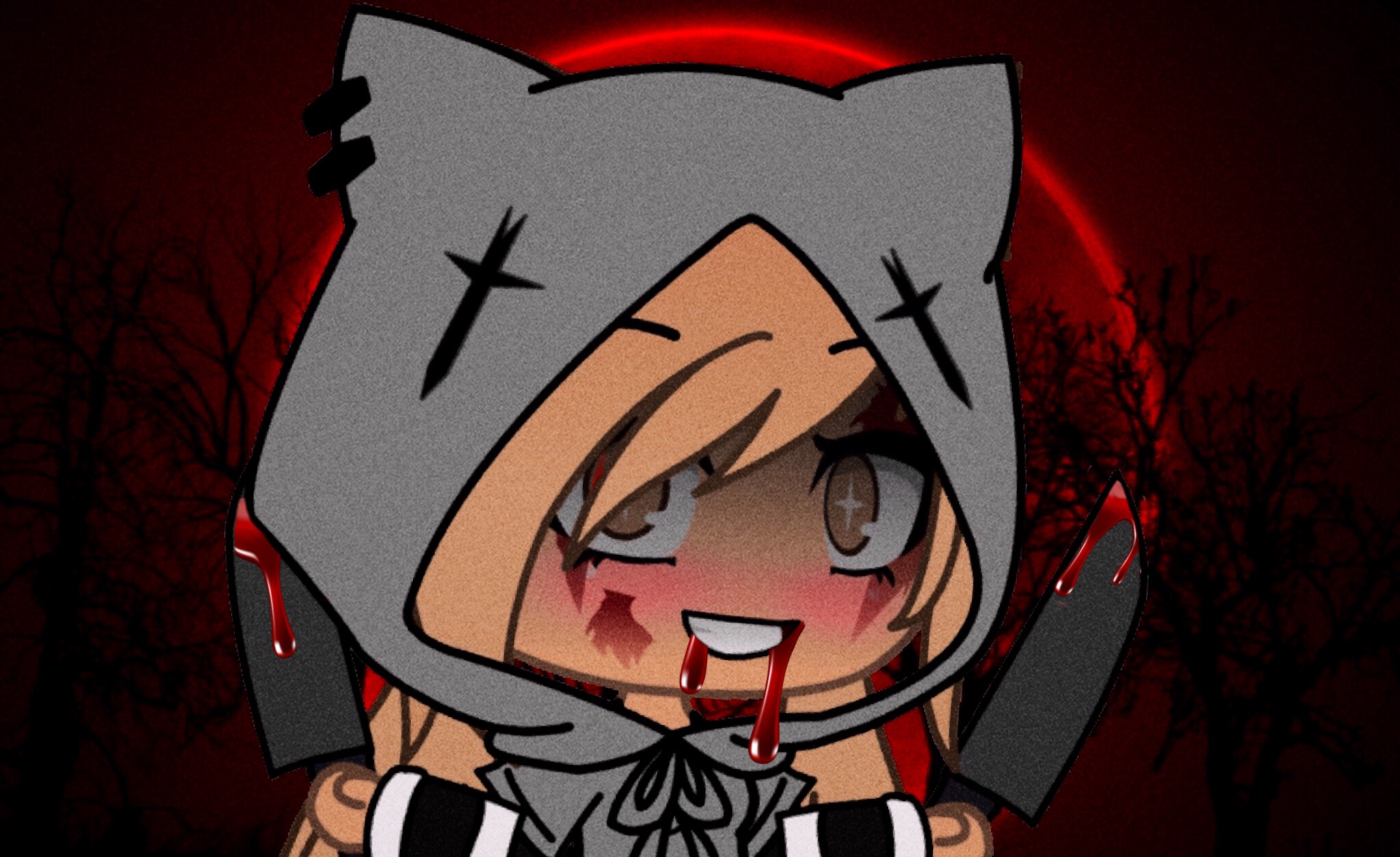 Blood Gacha Gachalife Help Scary Image By Lizzy