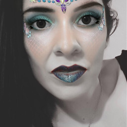 madebyme selfie mermaid makeup fantasy freetoedit