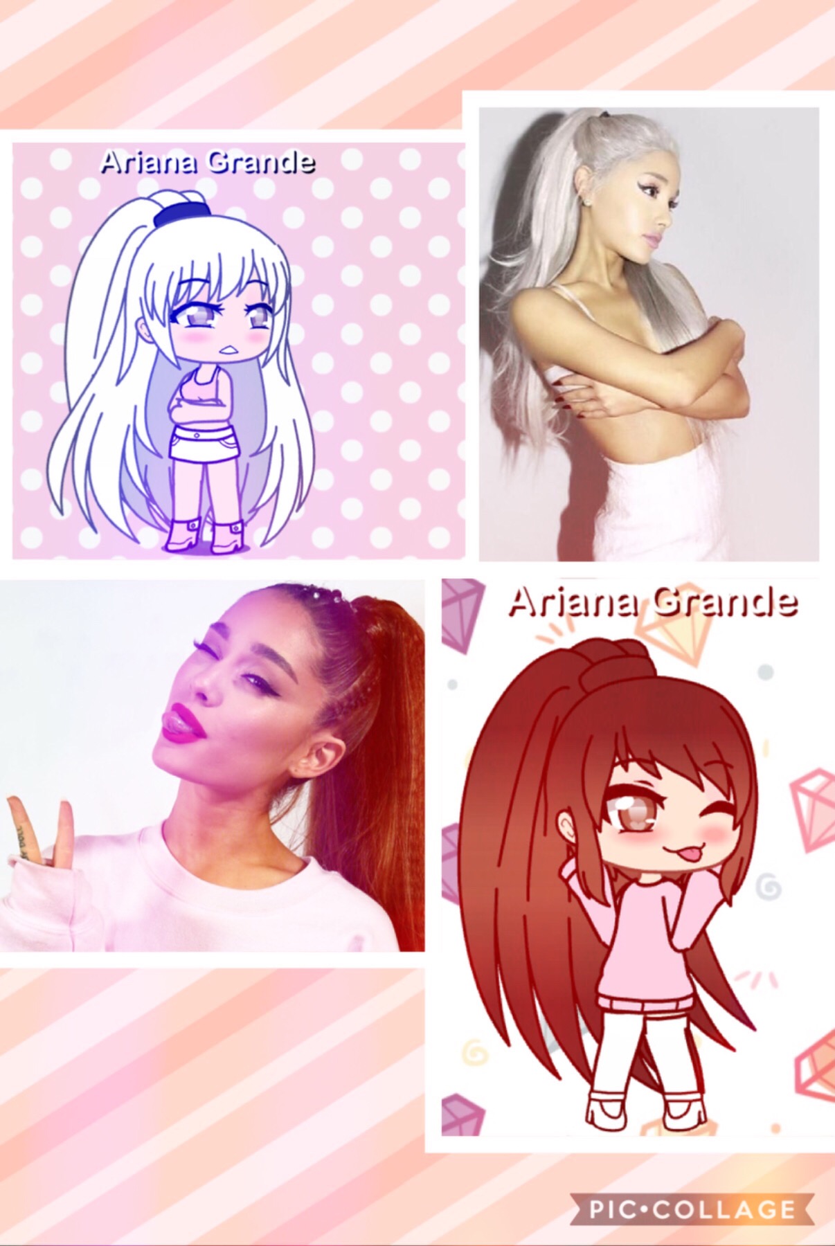 Which Ariana Grande You Like In A White Hair Style Or