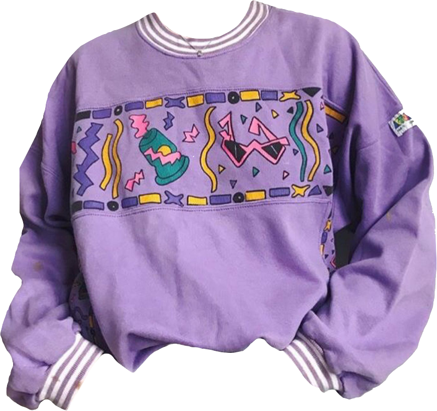 vintage purple sweatshirt