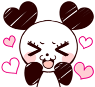 Honeyworks Music Panda Sticker By Y U K K I