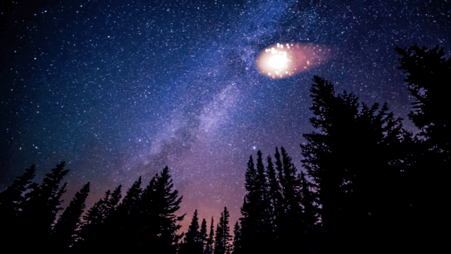 Download Galaxy Shootingstar Shooting Gif By Veda