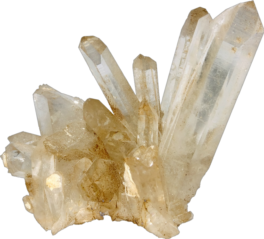 crystals quartz clear geode sticker by rottedbeauty