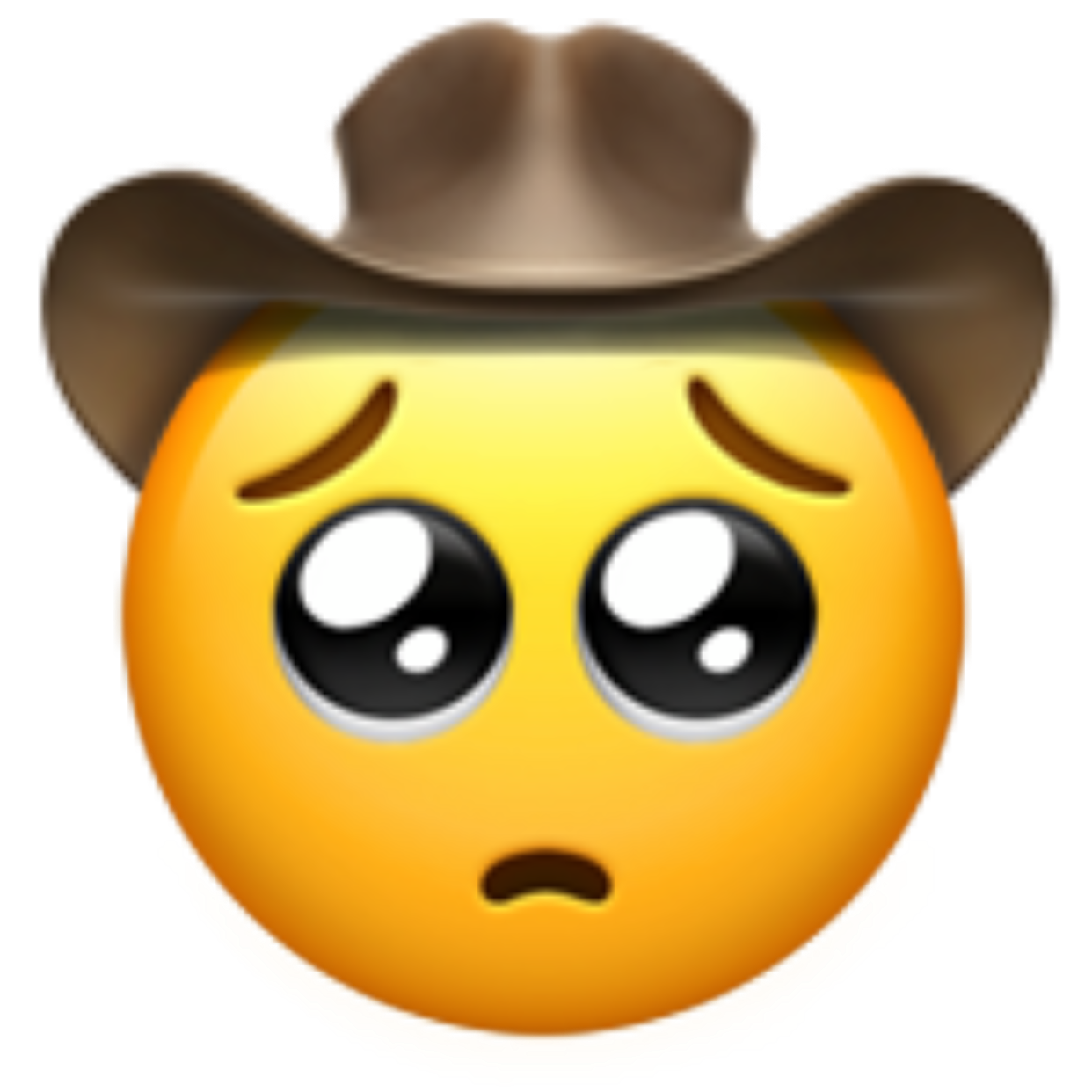 Cowboy Emoji Sad 🤠 Face With Cowboy Hat Emoji 2020 09 04