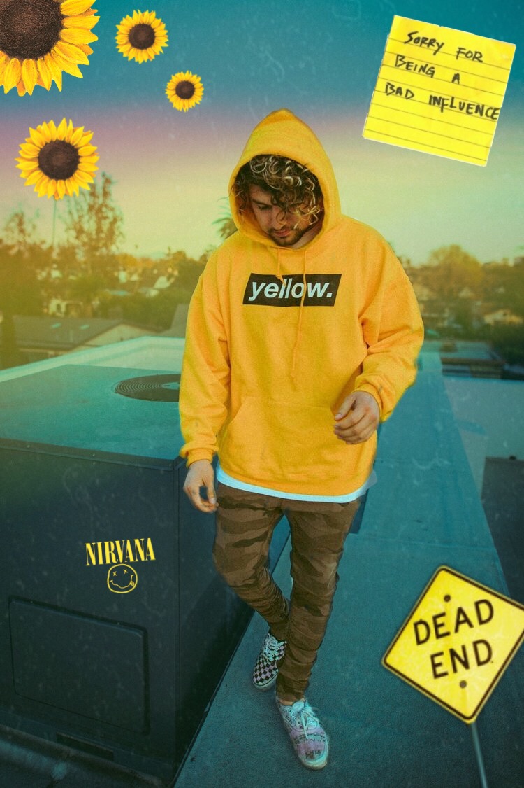 yellow jc caylen hoodie