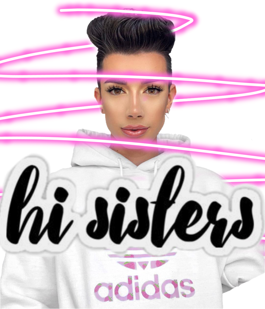 Jamescharles Freetoedit Sister James Sticker By Addysonmae