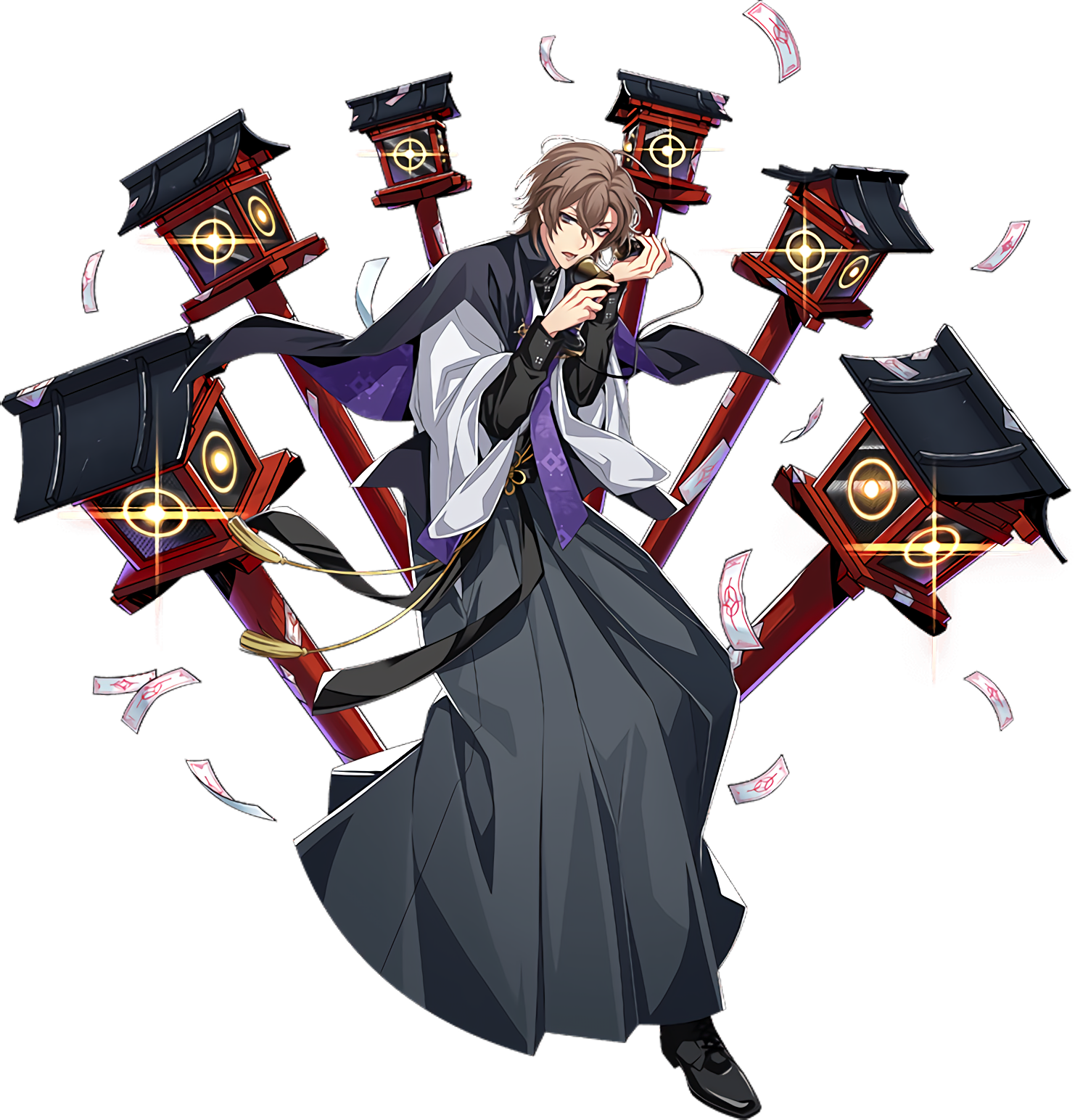 ヒプマイ 夢野幻太郎 Phantom Fling Sticker By Sora