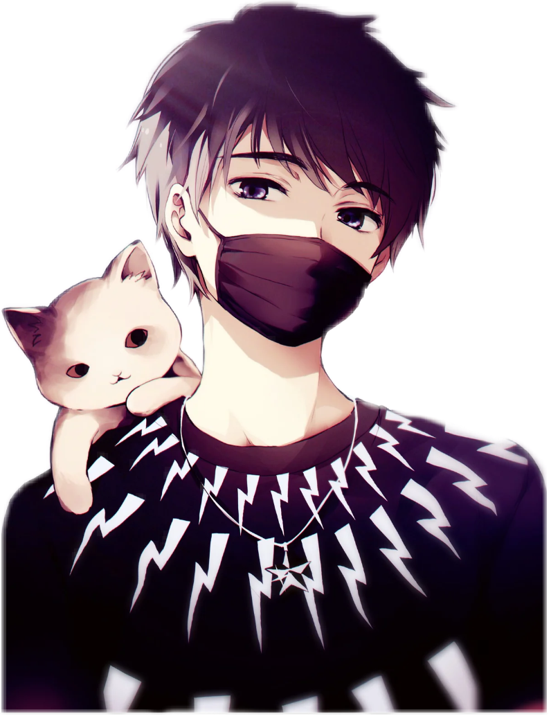 anime cat boy freetoedit scanimeday sticker by @_anytek_