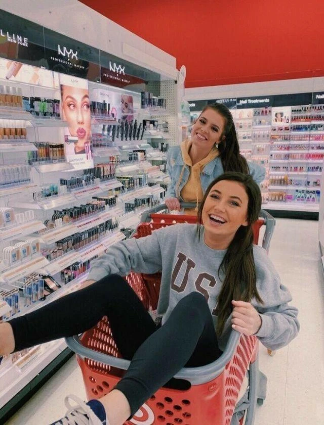 photo Aesthetic Best Friends Shopping shopping girls girl image by nancy nba