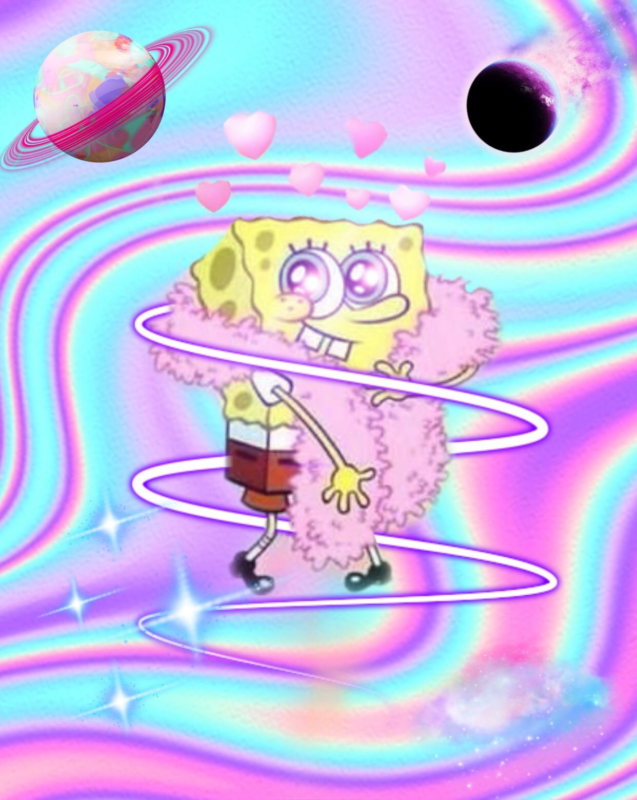 Aesthetic Edits Spongebob Love - Largest Wallpaper Portal