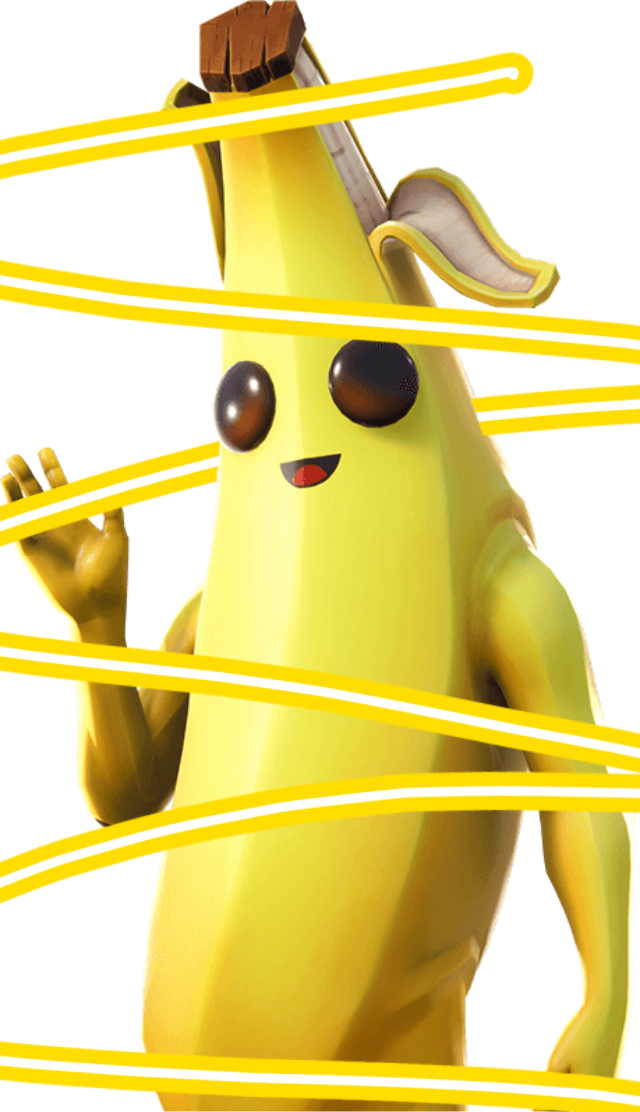 Banana fortnite dibujo kawaii