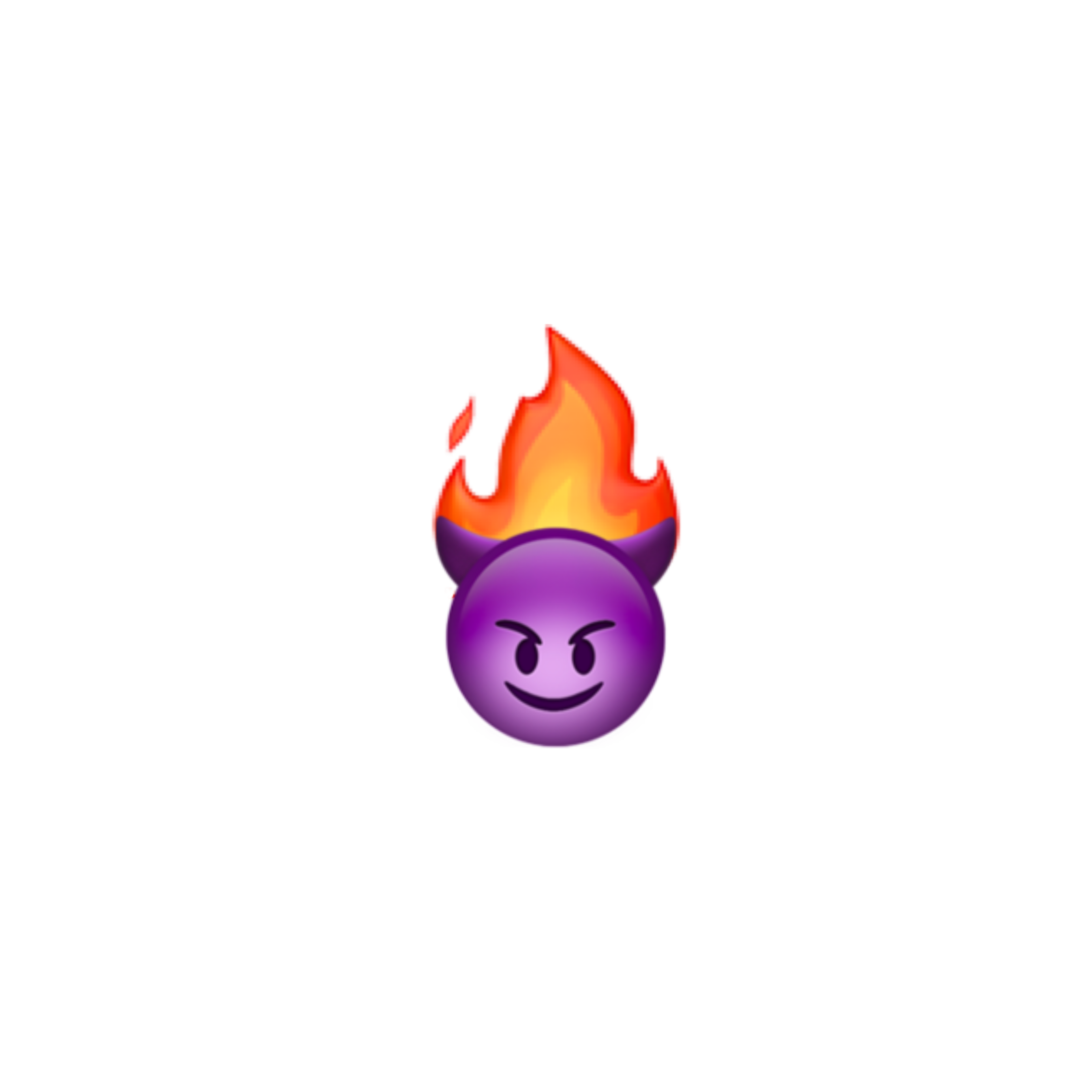 burning devil fire emoji 293188636018211 by @satanicbarbie.