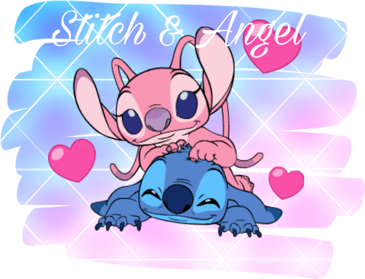 Stitch And Angel Backdrop