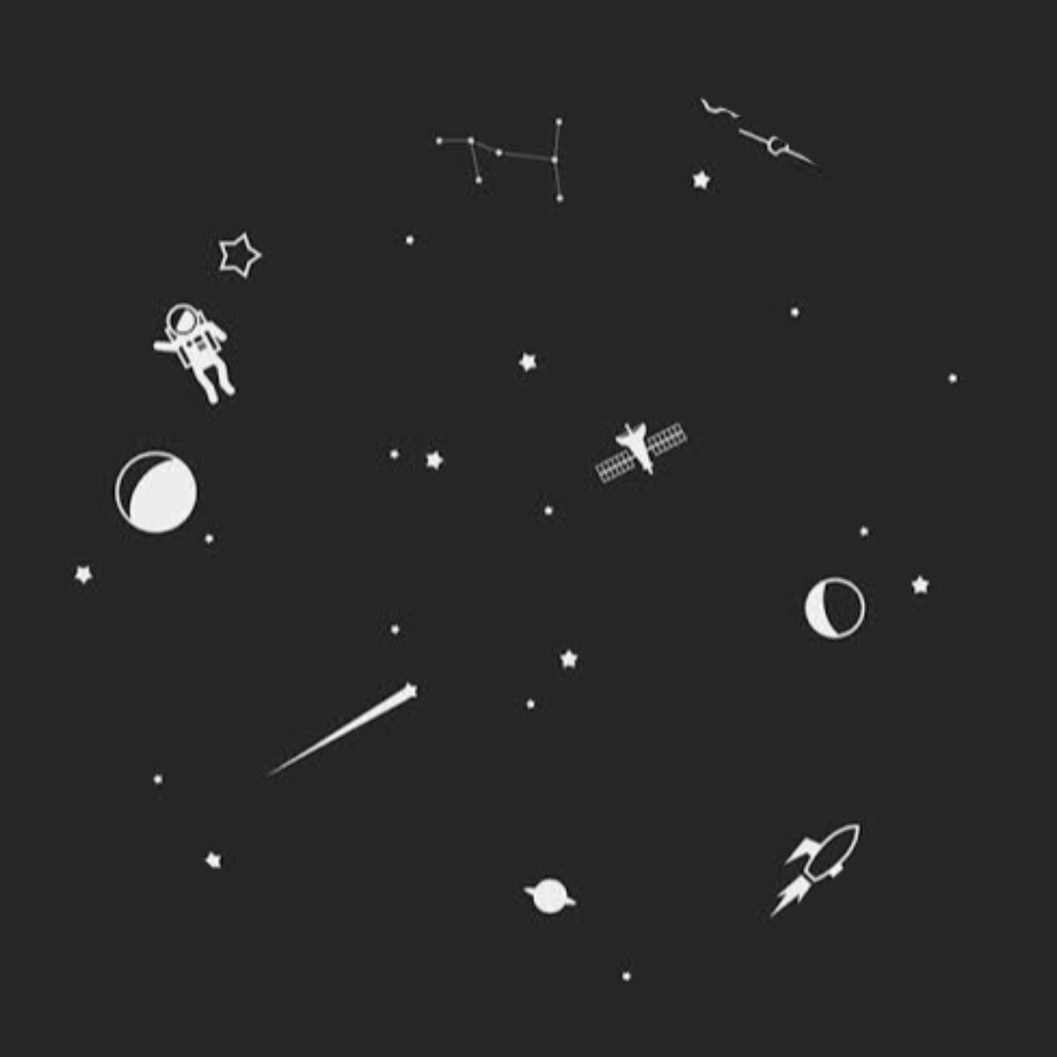 a background thing aesthetic space black white blac...