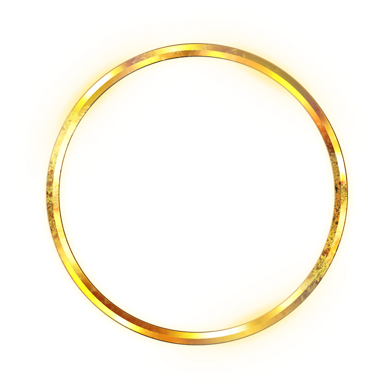 Freetoedit Gold Frame Border Circle