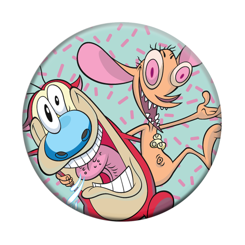 Renamdstimpy Ren Stimpy Sticker By Willoughbysbeach