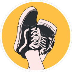 sticker shoes aesthetic icon background freetoedit