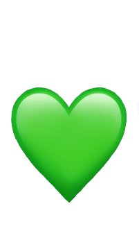 green heart emoji