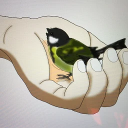 freetoedit fly birds hand love dcspringbirds