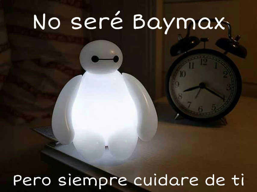 Baymax Lampara Frase Grandesheroes Image By Abril