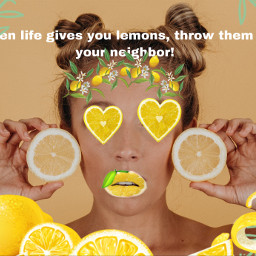 irclemon lemon freetoedit lemons whenlifegivesyoulemons