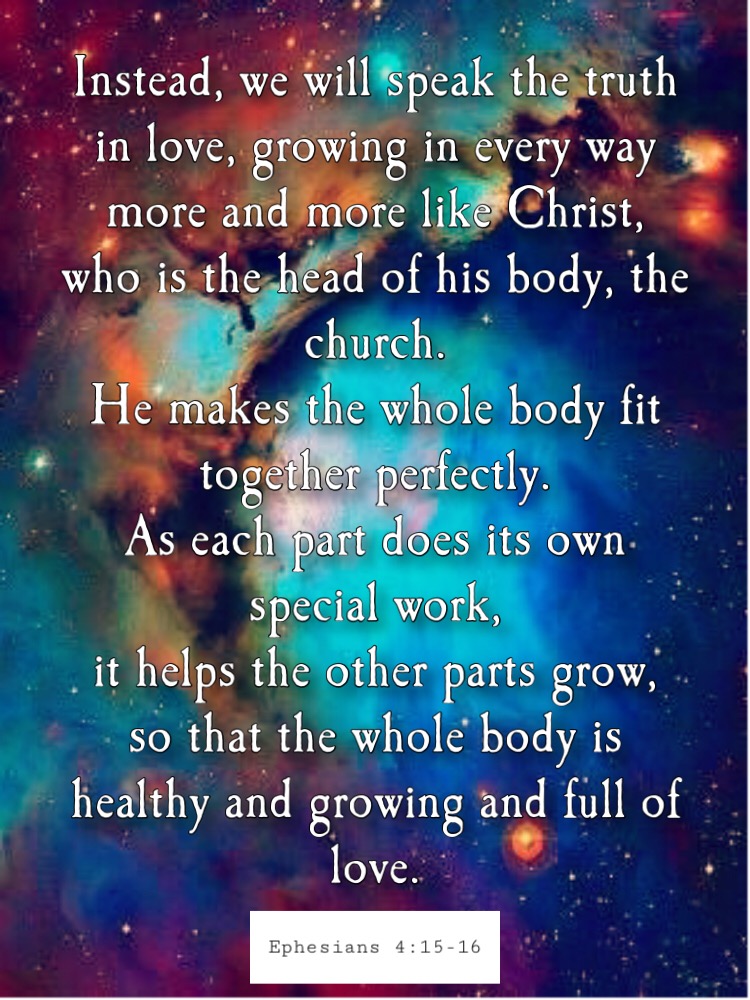 body Instead We Will Speak The Truth In Love Growing In Every Way body Instead We Will Speak The Truth In Love Growing In Every Way