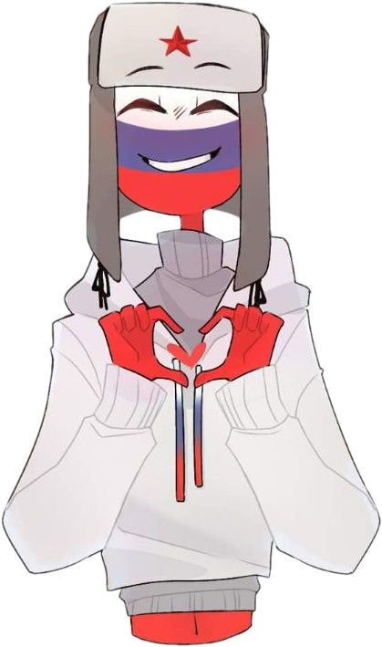 Как нарисовать countryhumans россия