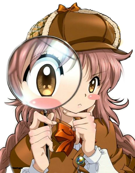 Detective Girl Magnifying Glass Japanese Anime Stock Vector Royalty Free  1357925186  Shutterstock