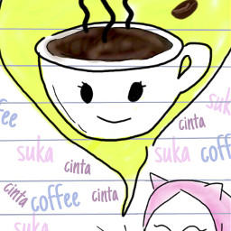 freetoedit coffee comic chibi wallpaper dccoffeemug