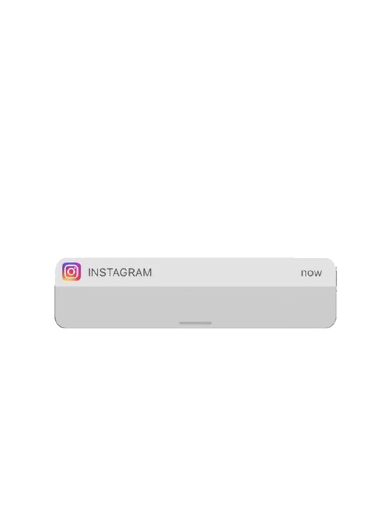 instagram iphone notification grey bubble notifications...