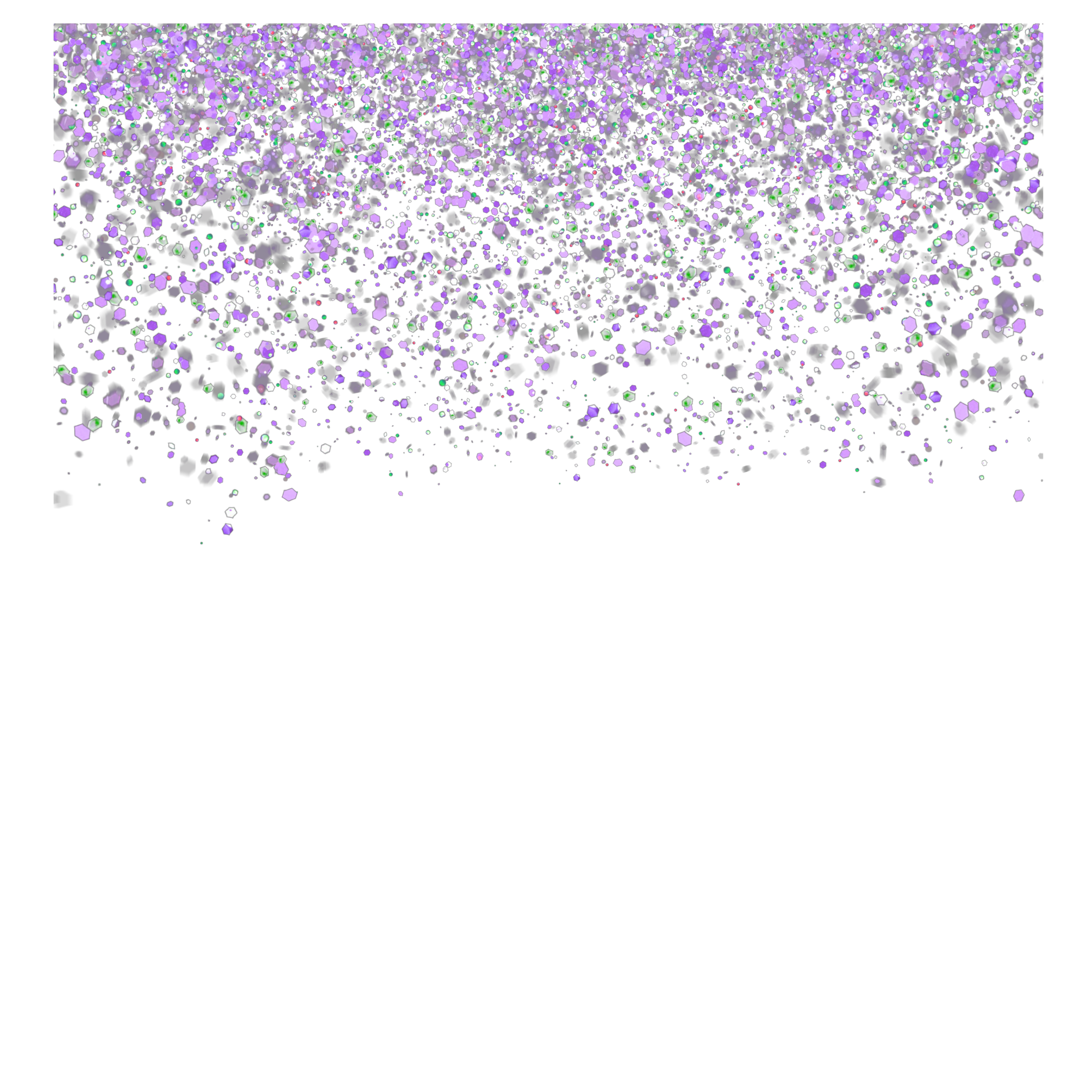 purple glitter confetti fade fall falling pretty...