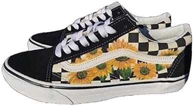 cute sunflower vans