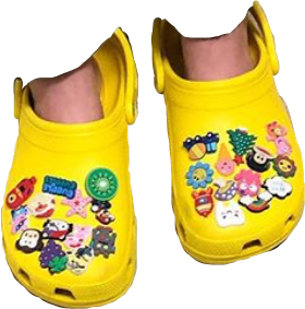 yellow crocs sticker