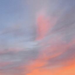 sky blue pink red sunset