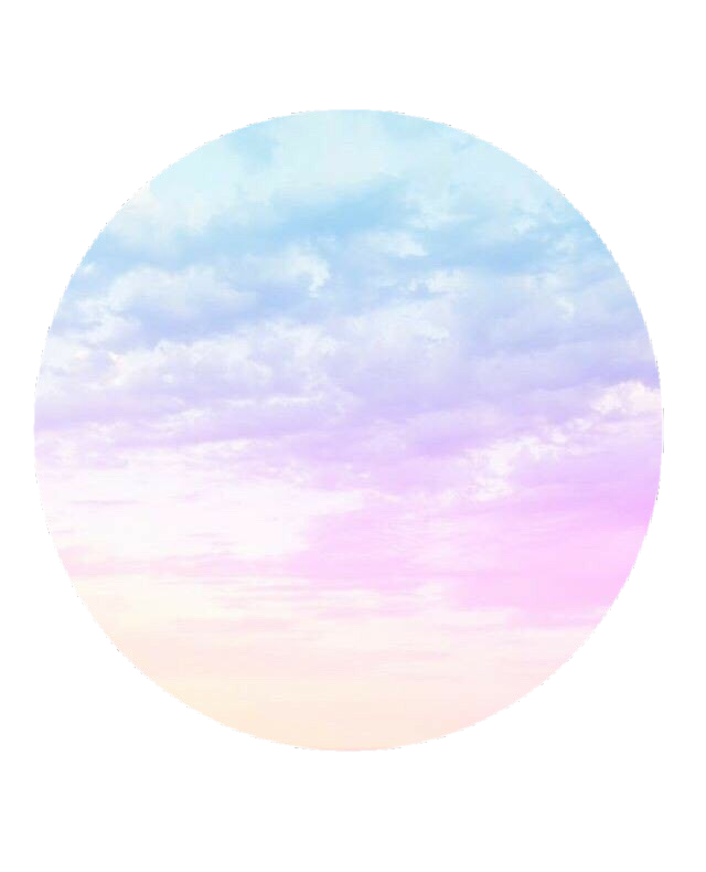 pink sky cloudy background circle sticker by @mrs_black19