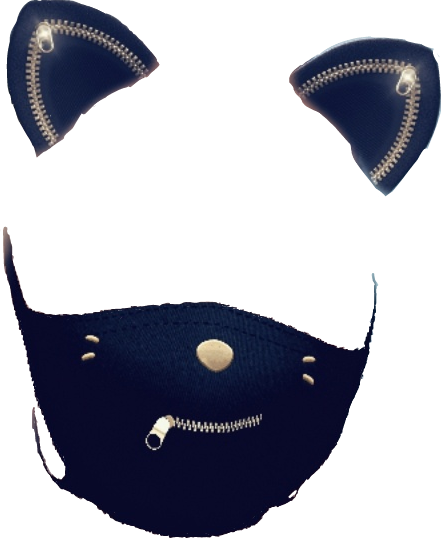 Maske Schwarz Maske Schwarz Ohren Ohren Katze Katze Rei