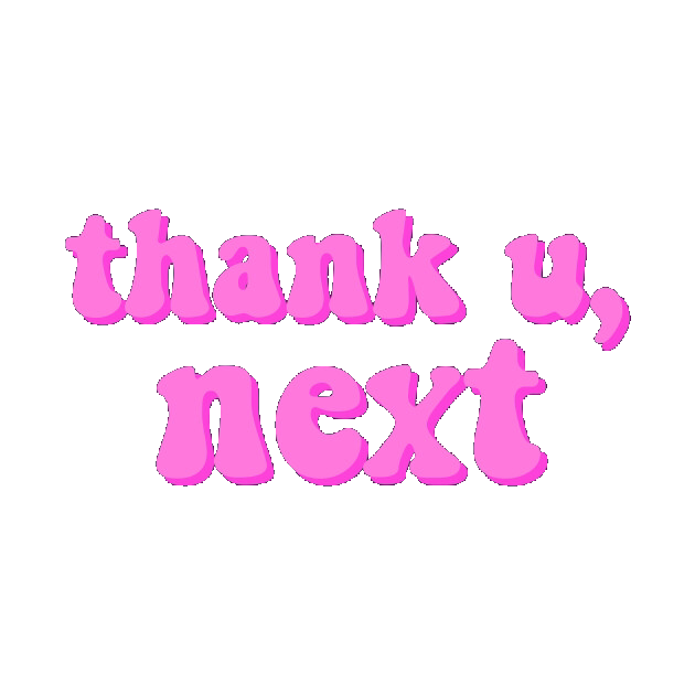 pink pinkaesthetics thankyounext sticker by @awhblackfairyxo